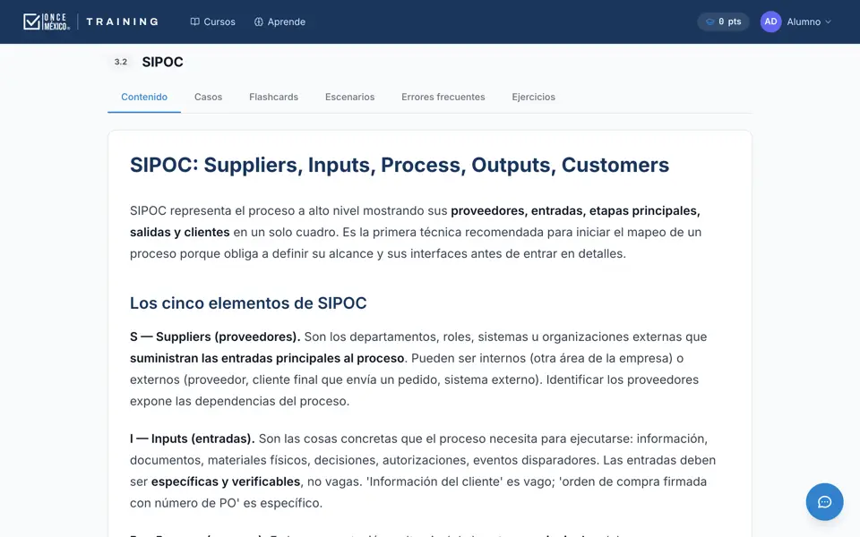 Lectura de un tema en la plataforma